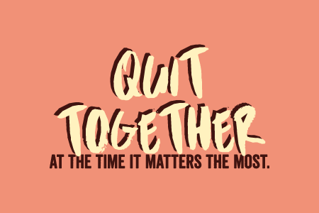 An example of the Quit Together logo